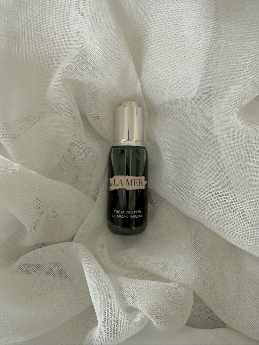 La Mer Micro Peel Serum - Dark Green & Silver
